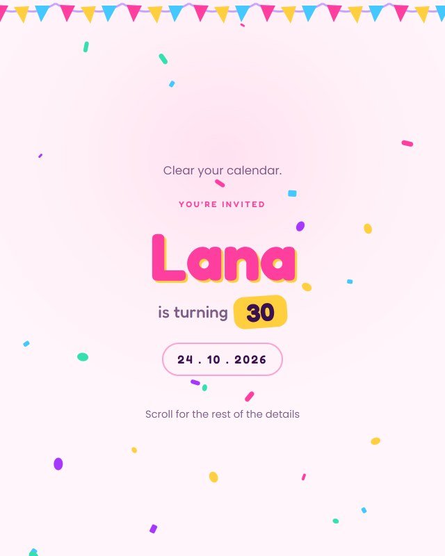Confetti preview